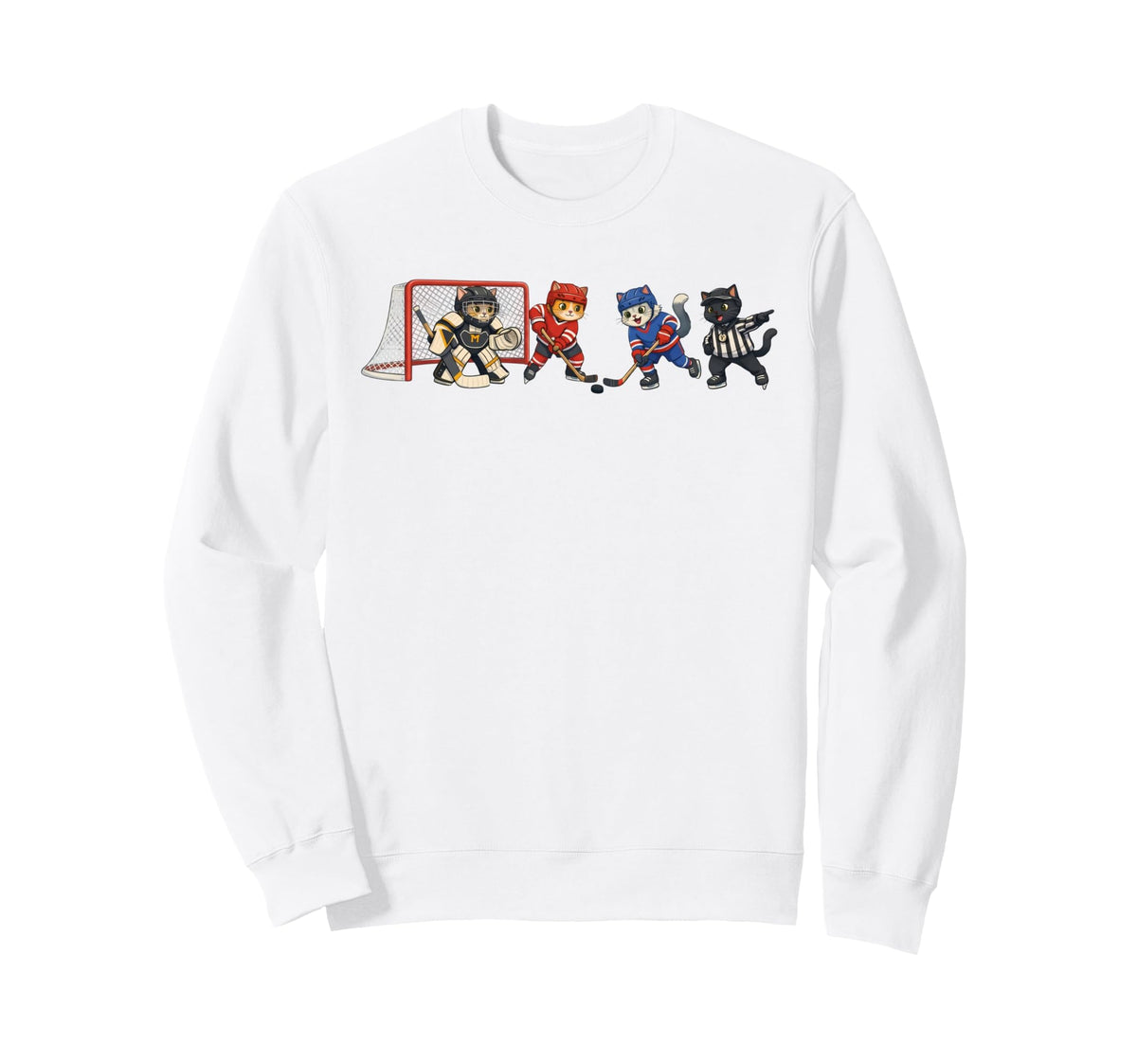 Ice Hockey Player Hockey Lover Sweatshirt - Aesthetic Graphic Men Women