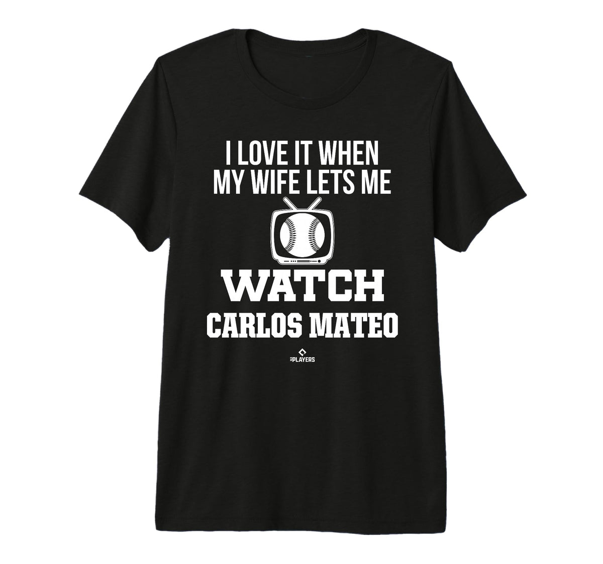My Wife Lets Me Watch Carlos Mateo T-Shirt - Trendy Graphic Unisex