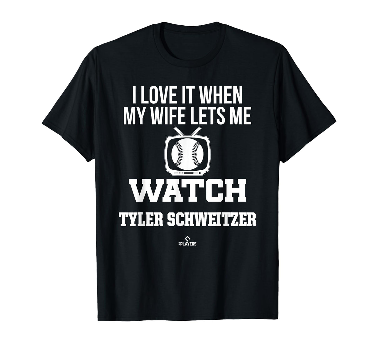 My Wife Lets Me Watch Tyler Schweitzer T-Shirt - Minimalist Print Unisex