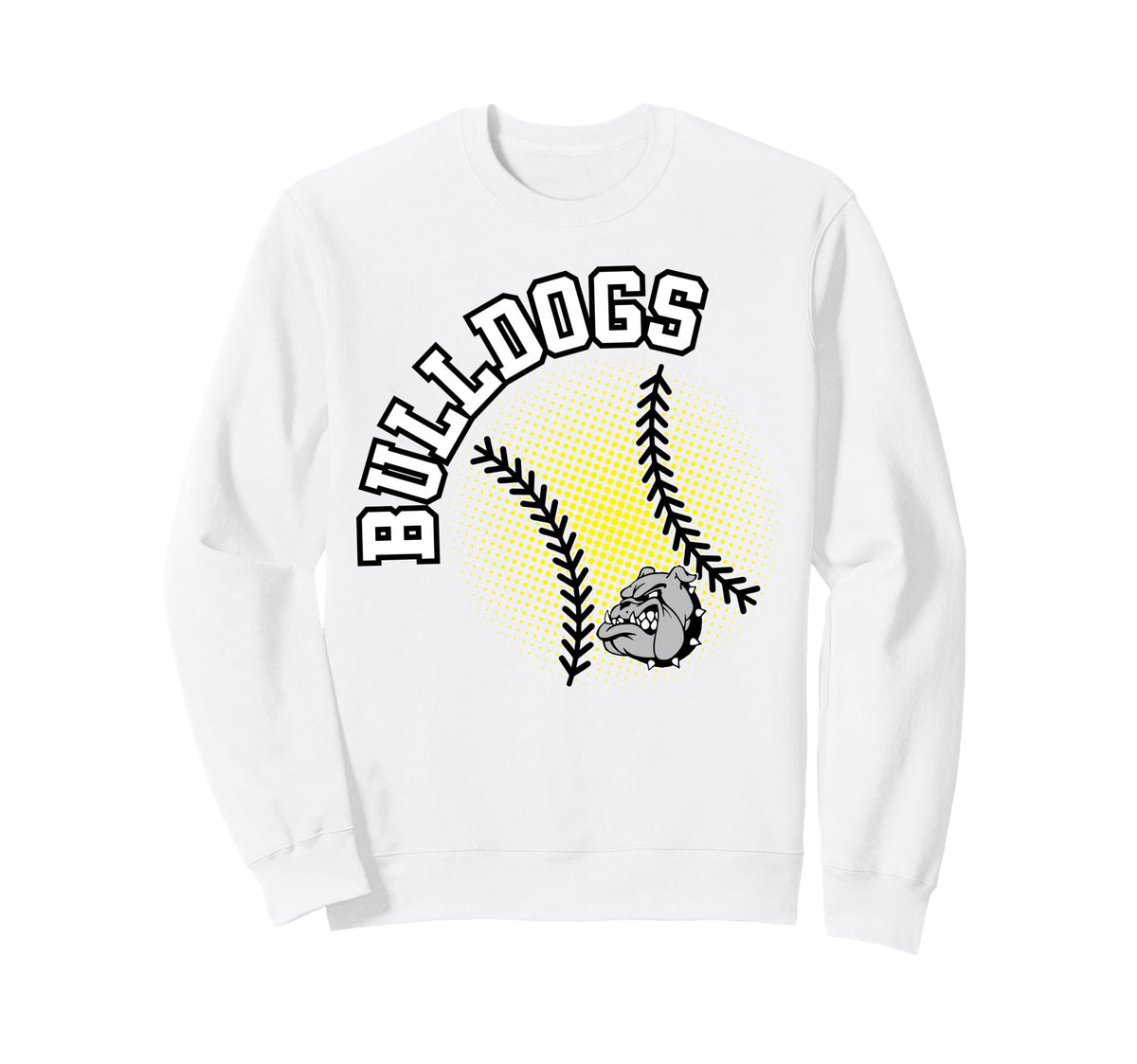 Bulldogs Softball Mom Game Day Sweatshirt - Streetwear Style Men Women