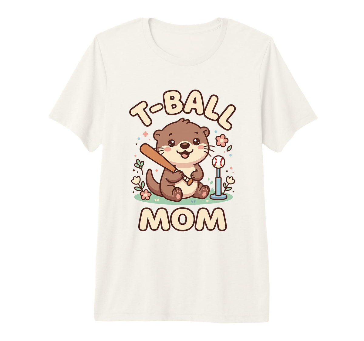 Funny T Ball Mom Softball Ball T Ball T-Shirt - Minimalist Print Unisex