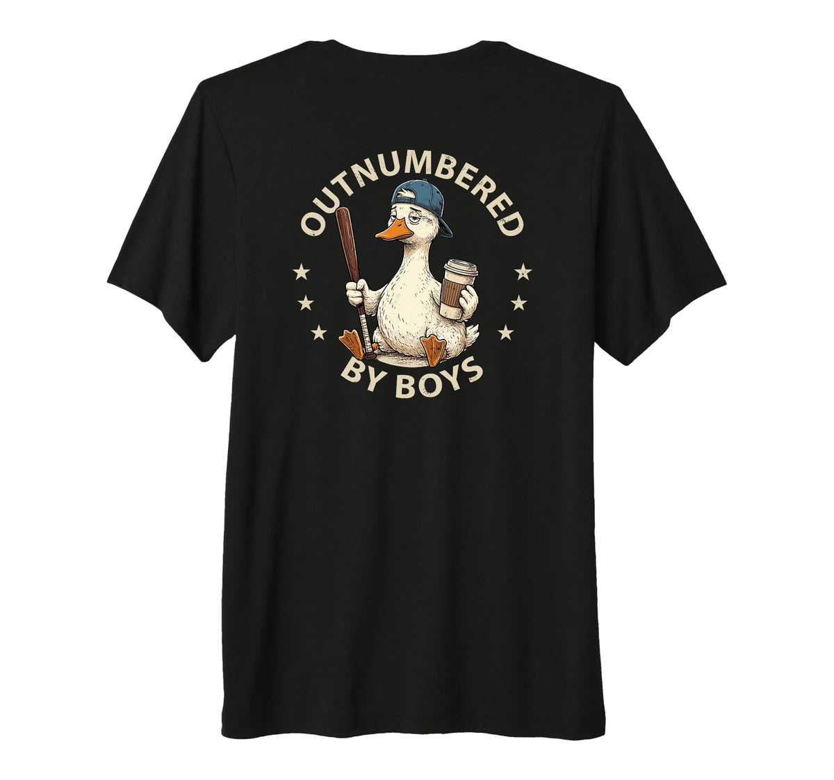 Outnumbered Mom Funny Mom Goose Family T-Shirt - Trendy Graphic Men Women