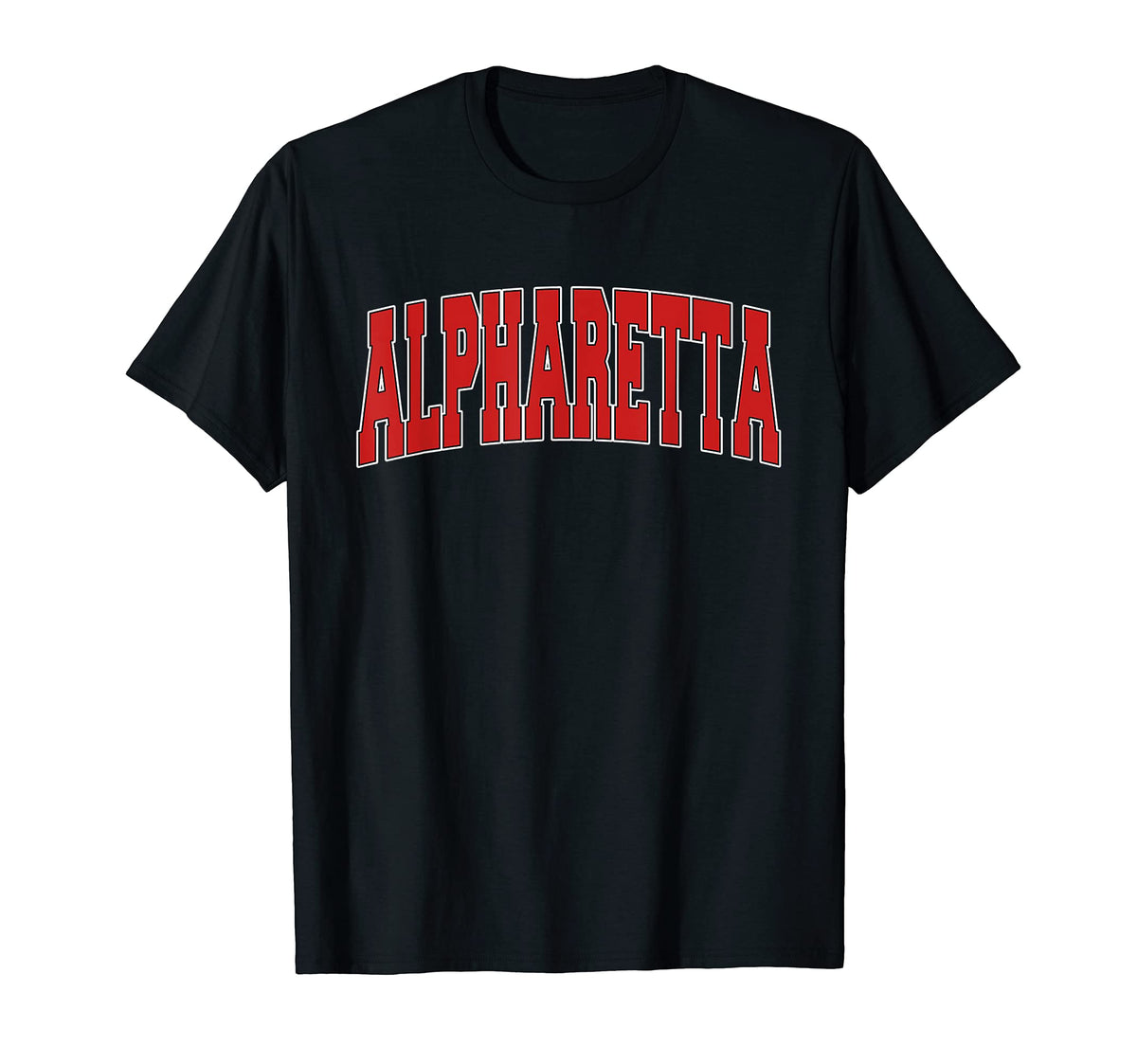 Alpharetta Ga Georgia Varsity Usa T-Shirt - Fun Novelty Design Unisex