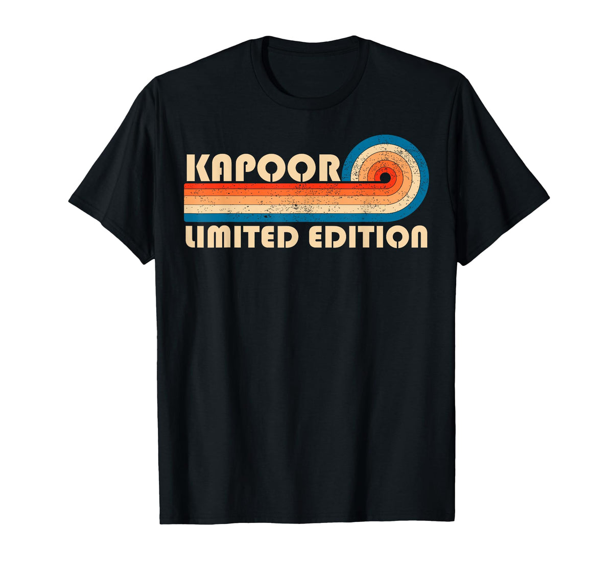 Kapoor 70S 80S Sunset Stripe T-Shirt - Streetwear Style Men Women