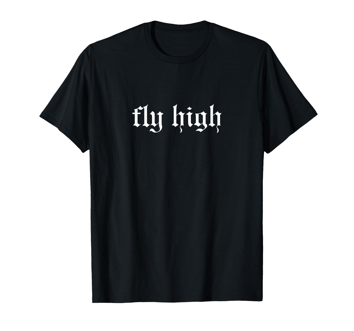 Fly High Oldschool Rapper Slang Hip Hop T-Shirt - Graphic Print Men Women