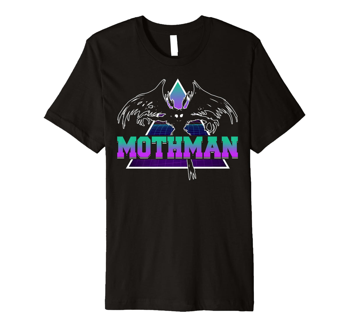 Vaporwave Aesthetic Mothman T-Shirt - Streetwear Style Men Women