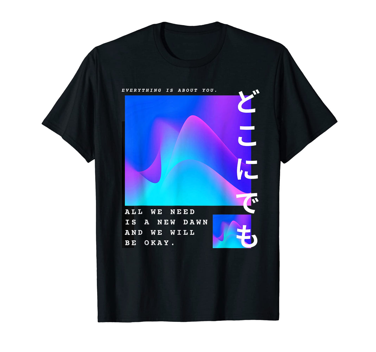 Sad Boi Vaporwave Aesthetic Japanese T-Shirt - Novelty Apparel Men Women
