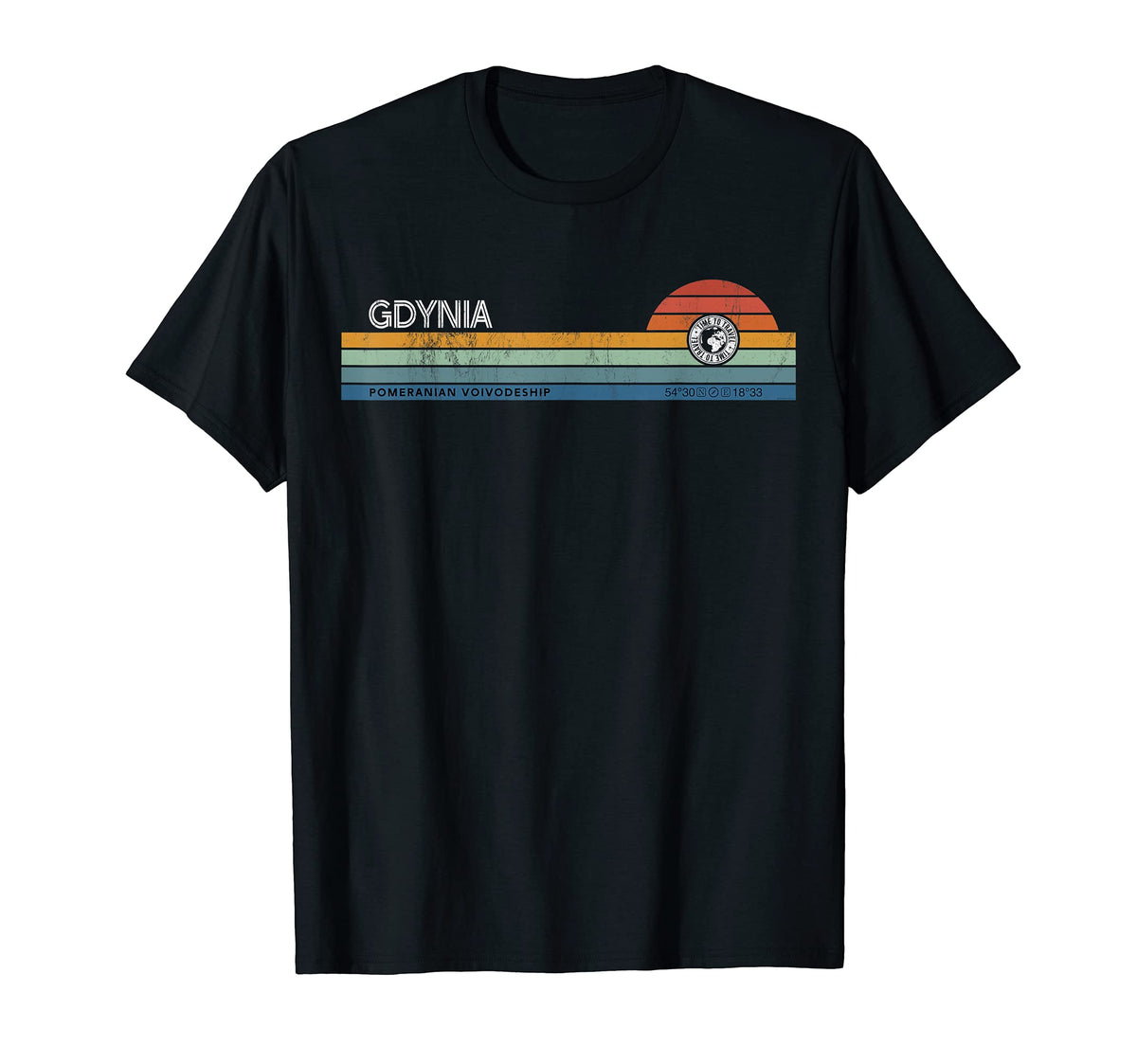 Gdynia Pomeranian Voivodeship T-Shirt - Casual Everyday Wear Men Women