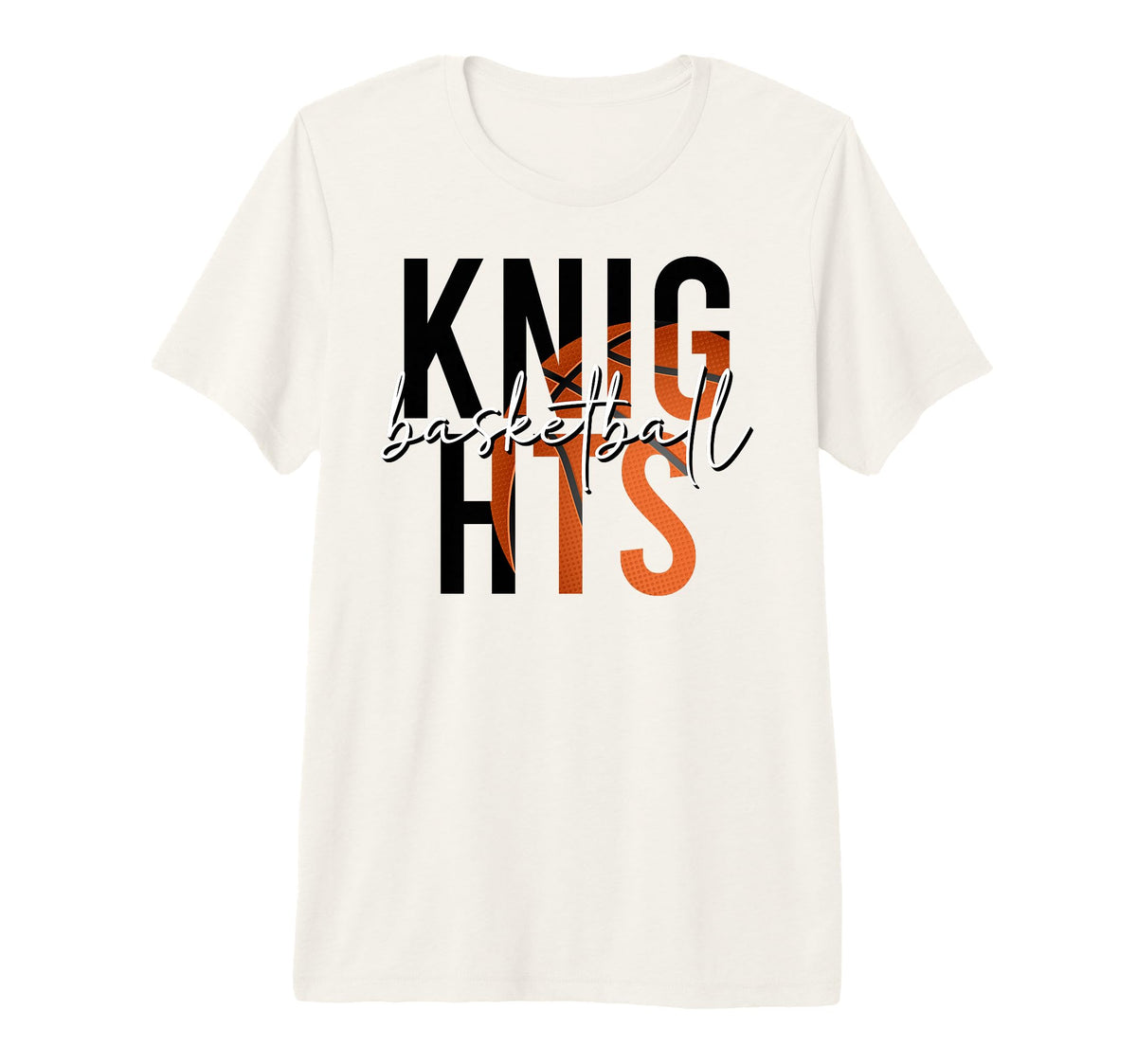 Knight Mascot Basketball Mom Game T-Shirt - Custom Art Print for Adults