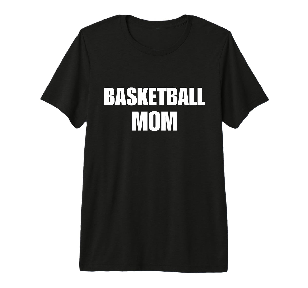 Basketball Mom Proud Sports Mom Game T-Shirt - Minimalist Print for Adults