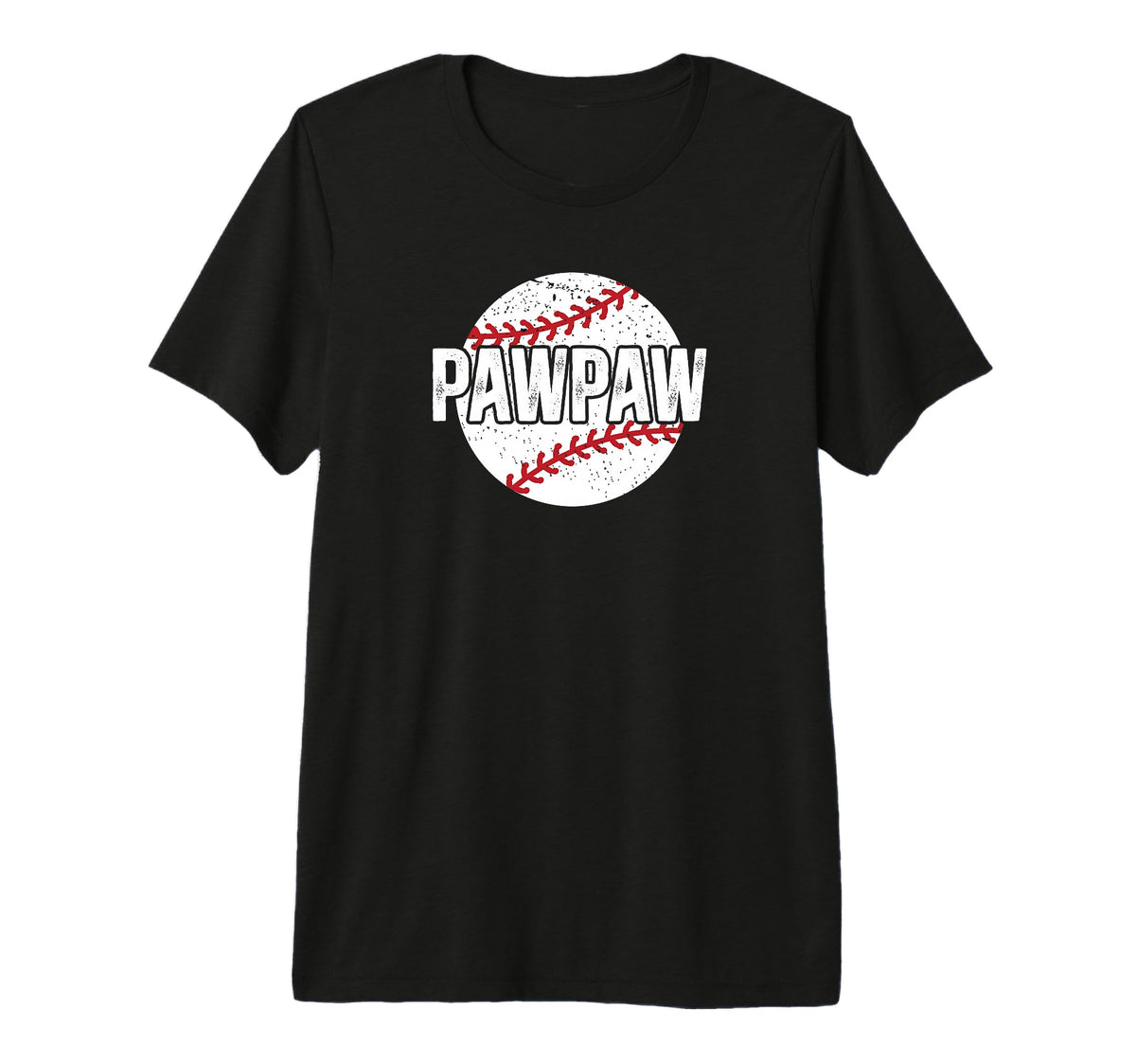 Mens Pawpaw Proud Baseball Pawpaw T-Shirt - Minimalist Print for Adults