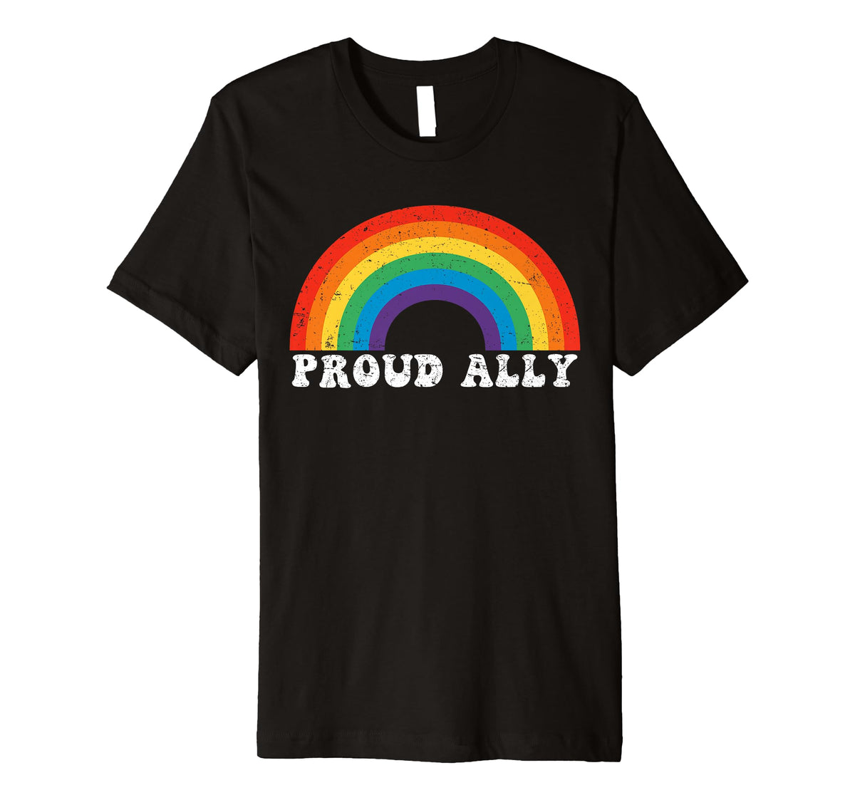 Lgbt Proud Ally Gay Pride Lgbt T-Shirt - Minimalist Print Men Women