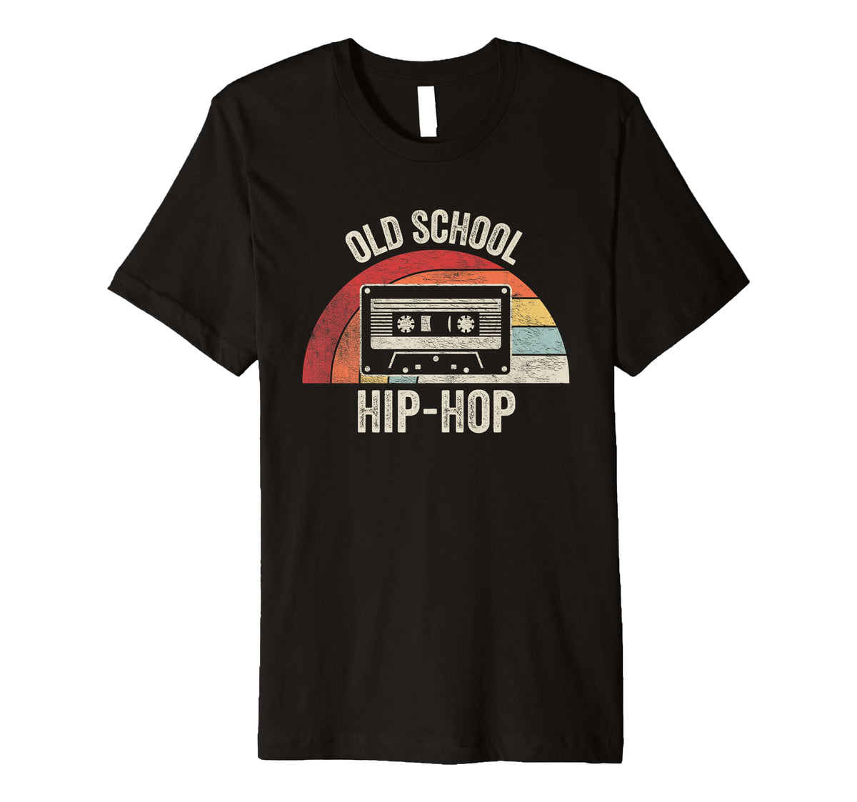 Old School Hip Hop Cassette Tape T-Shirt - Aesthetic Graphic for Adults