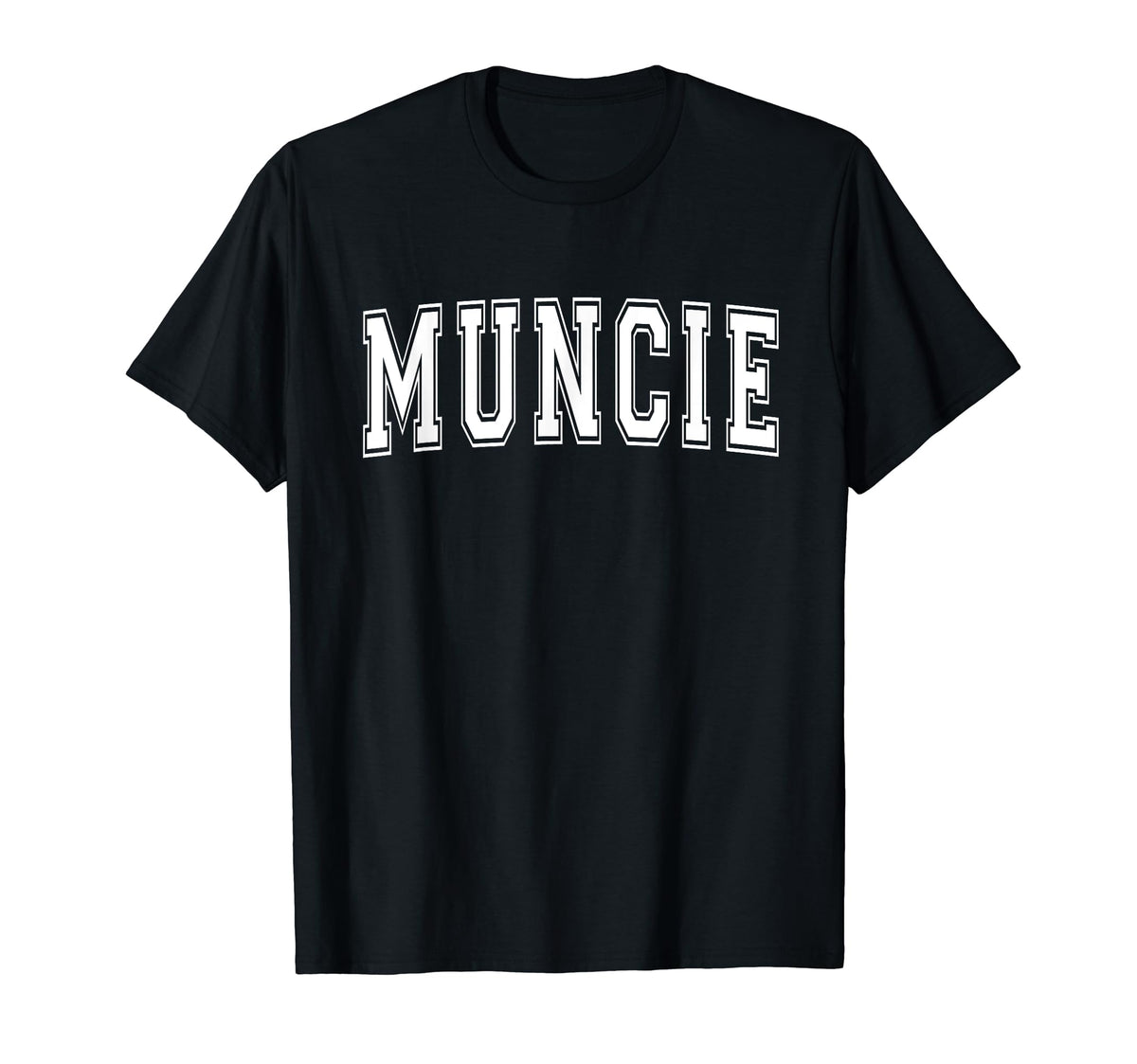 Muncie Indiana Usa Sports Varsity T-Shirt - Trendy Graphic Unisex