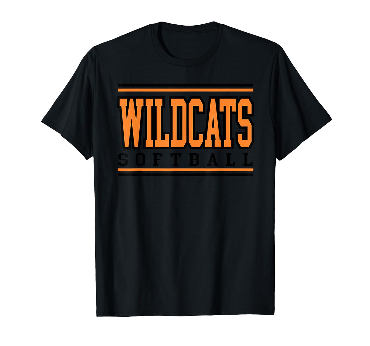 Wildcats Softball Mom Game Day T-Shirt - Casual Everyday Wear Men Women