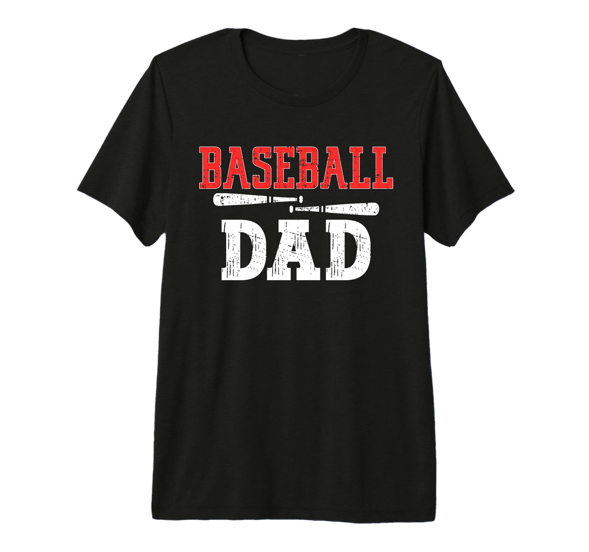 Baseball Dad Player Fan Family T-Shirt - Casual Everyday Wear for Adults