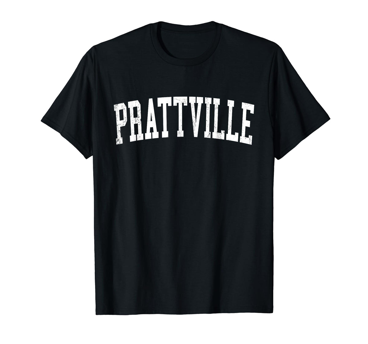 Prattville Al Distressed White Varsity T-Shirt - Streetwear Style Men Women