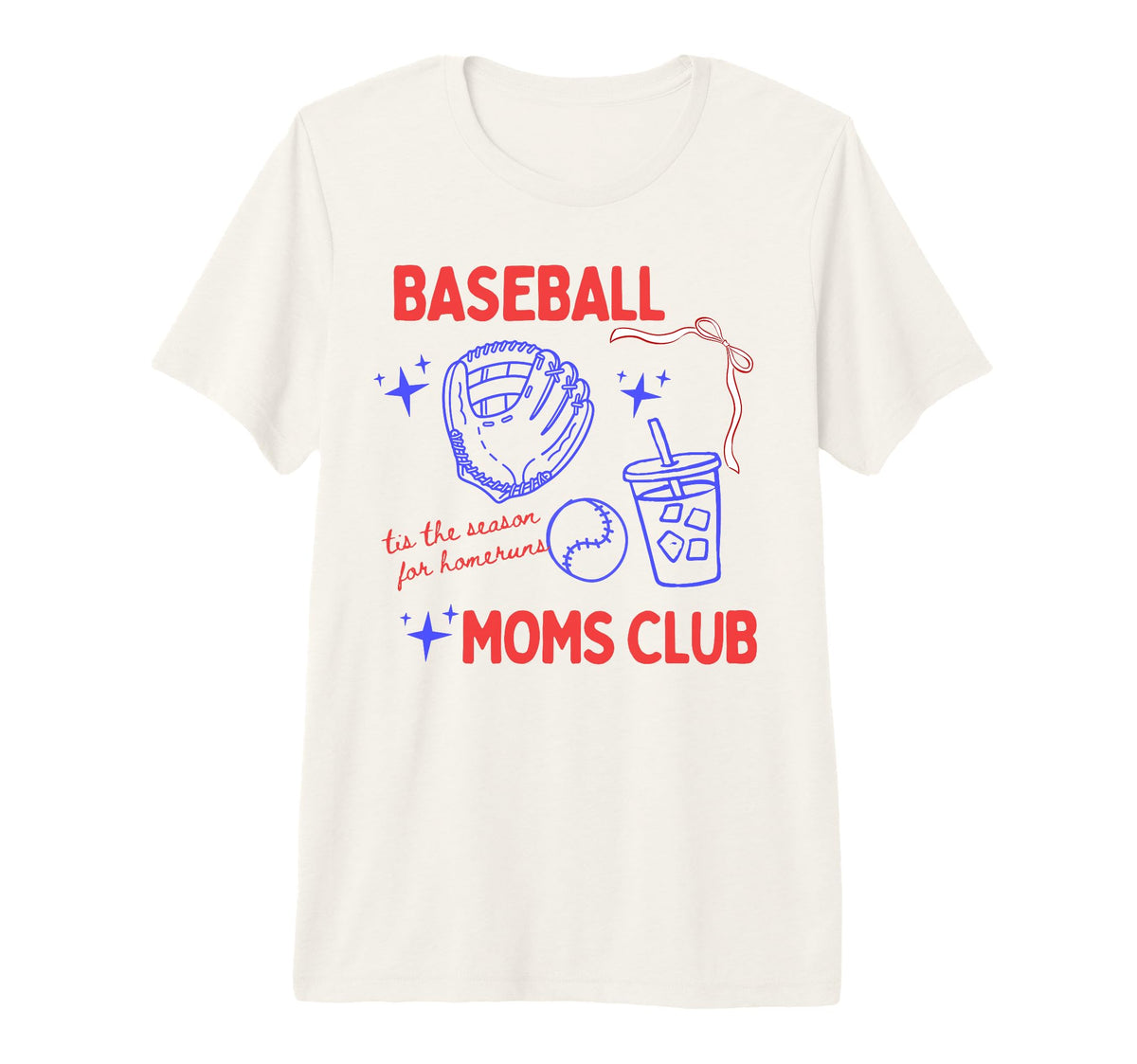 Baseball Moms Club Tis Season T-Shirt - Fun Novelty Design Men Women