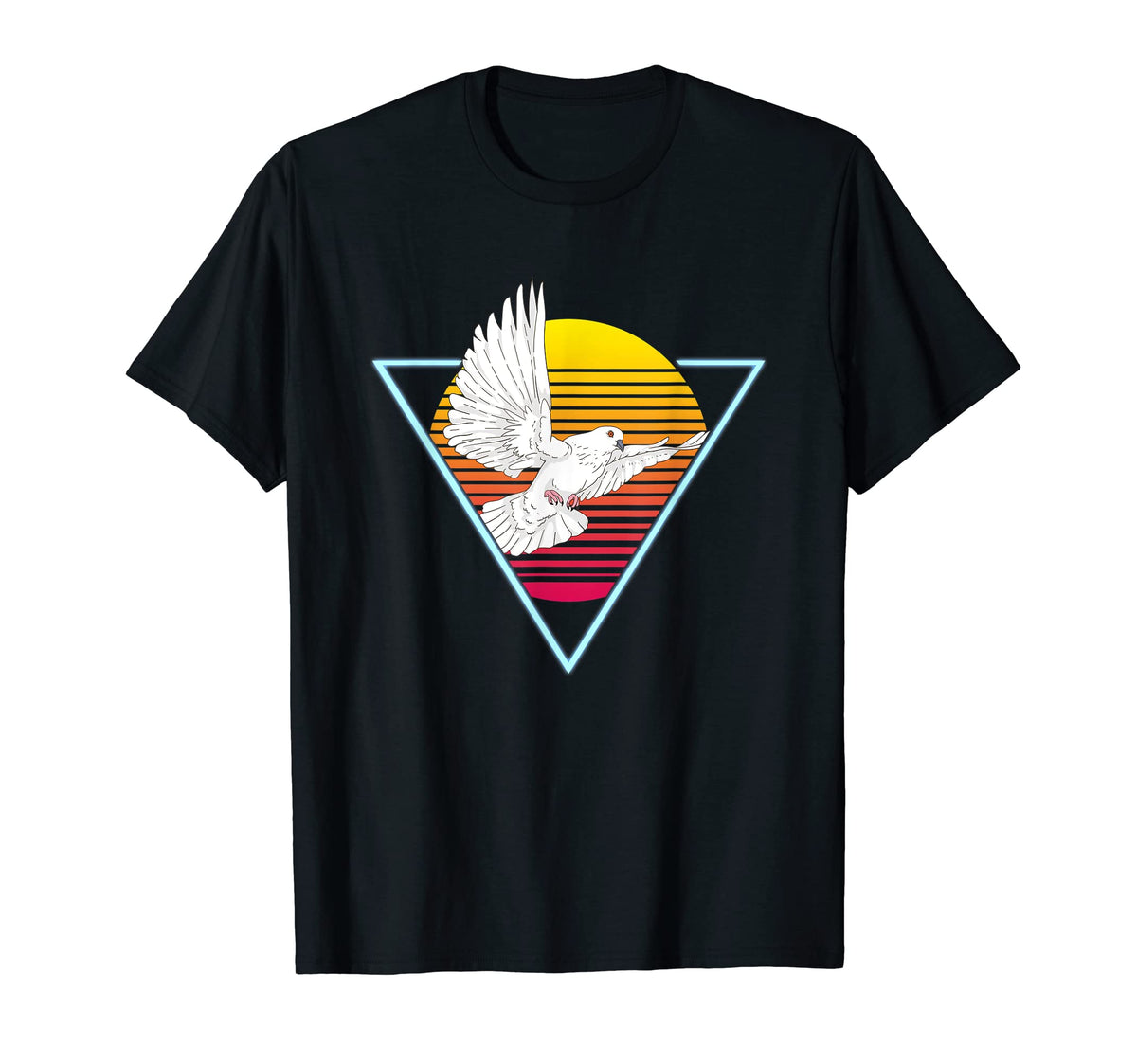 90S Art Vaporwave Aesthetic Dove T-Shirt - Casual Everyday Wear Unisex