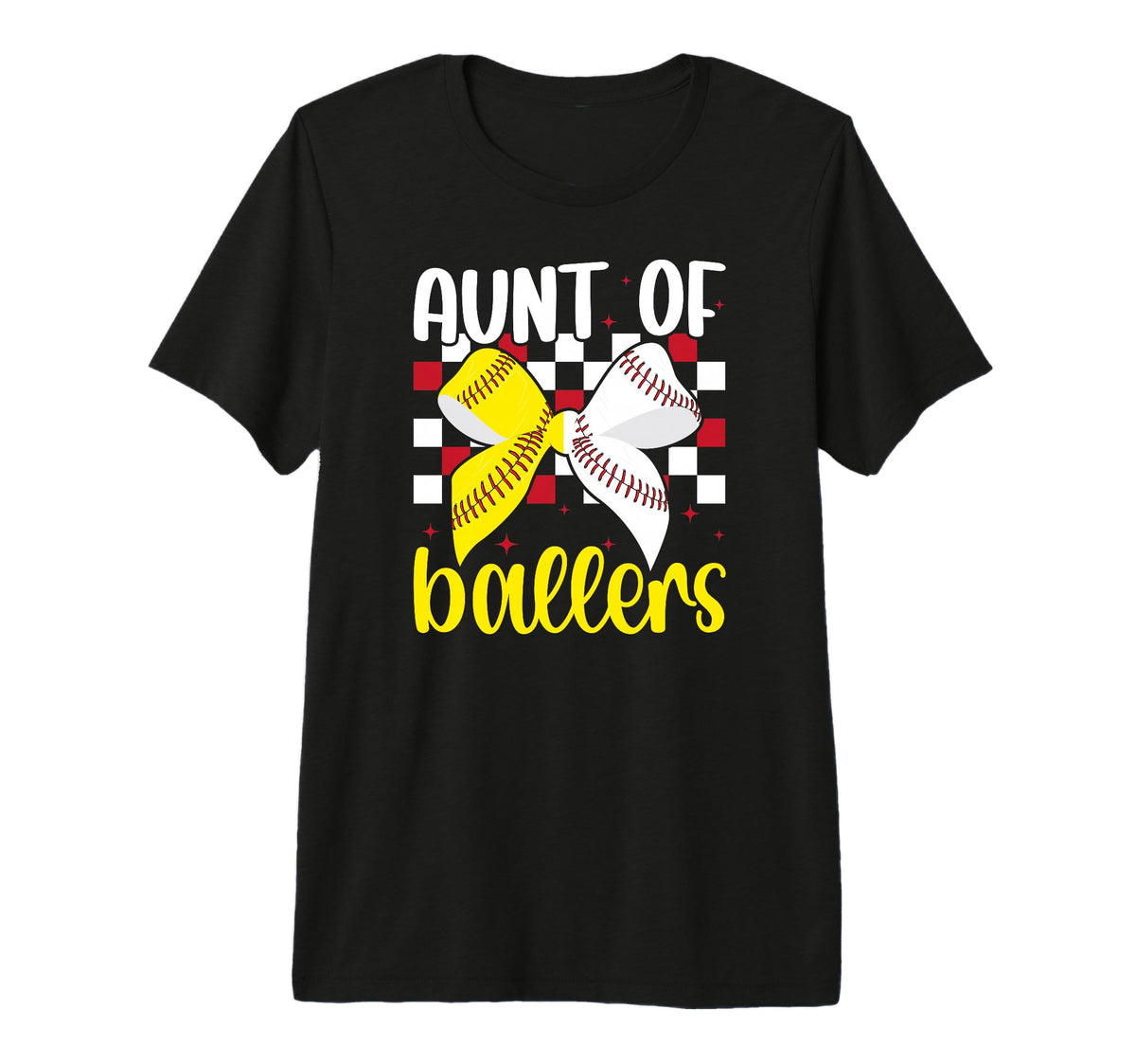 Aunt Ballers Coquette Baseball T-Shirt - Streetwear Style for Adults