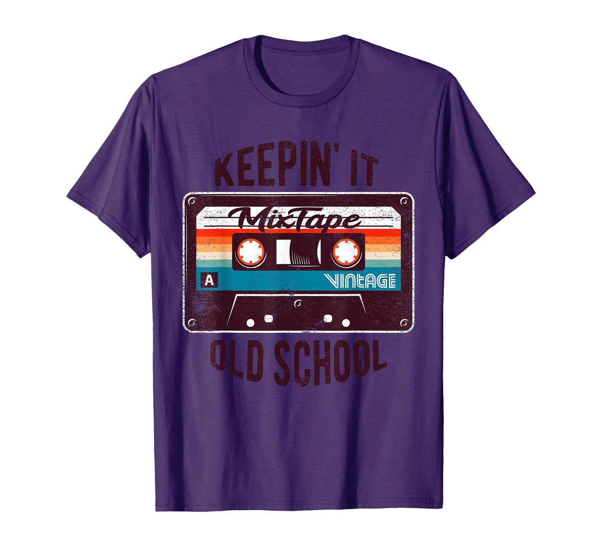 Cassette Tape Old School Hip Hop T-Shirt - Casual Everyday Wear for Adults
