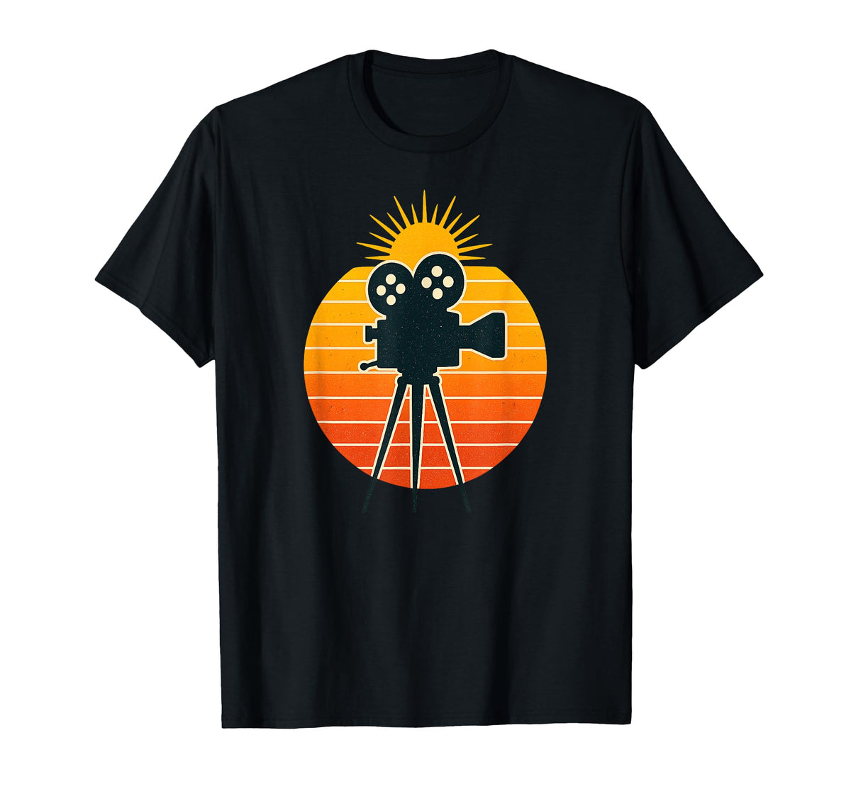 Movie Camera Film Art Cinephile T-Shirt - Aesthetic Graphic for Adults