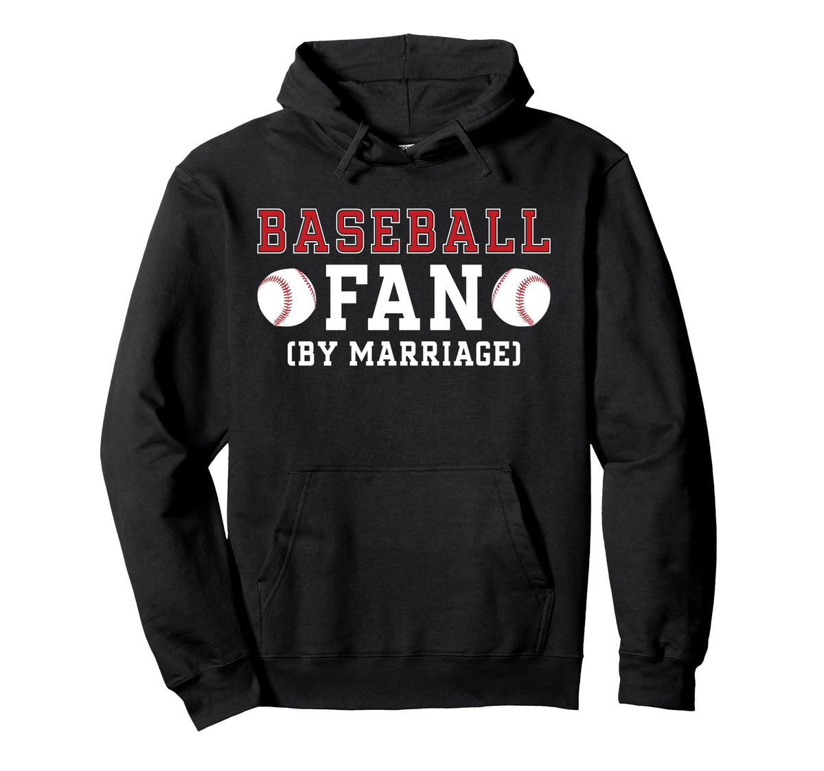 Baseball Fan Mariage Baseball Wife Hoodie - Fun Novelty Design Men Women