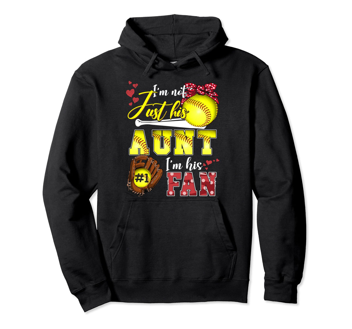 Im Not Just His Aunt Im His Number Hoodie - Casual Everyday Wear Men Women