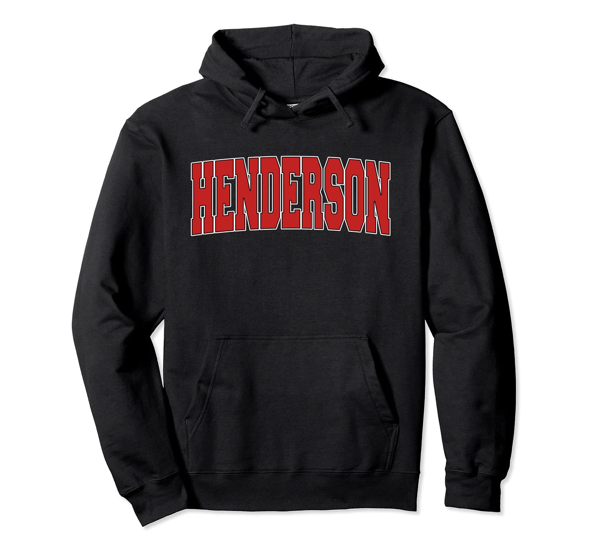 Henderson Nc North Carolina Varsity Hoodie - Minimalist Print for Adults