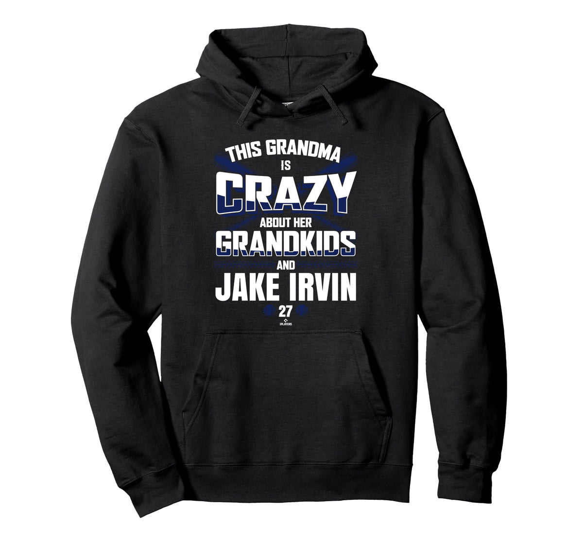 Grandma Crazy Jake Irvin Washington Hoodie - Minimalist Print Men Women