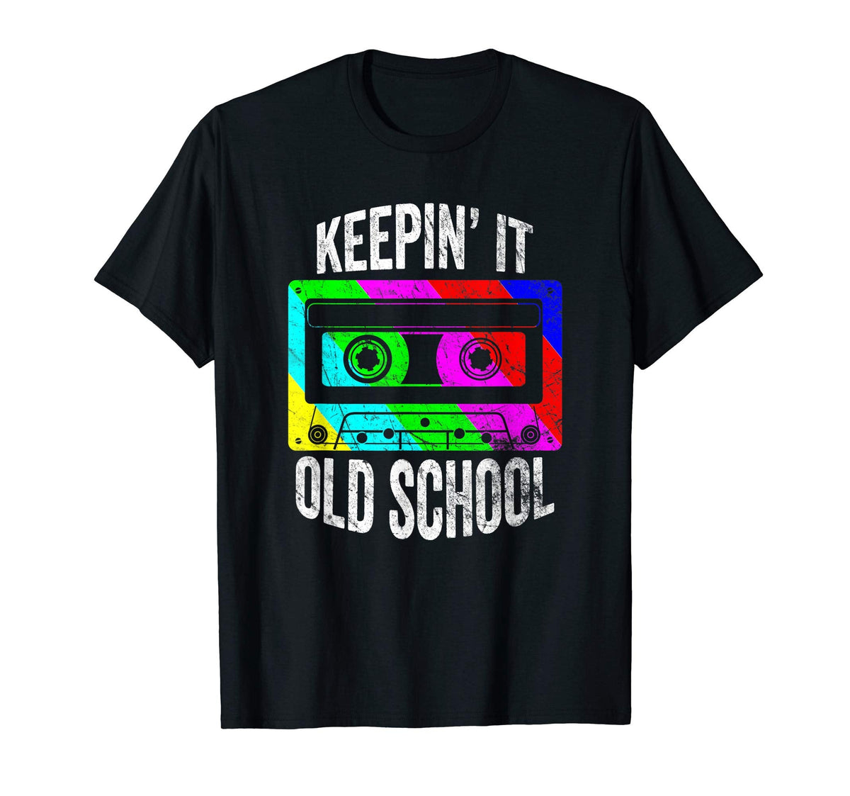 80S 90S Old School Cassette Hip Hop T-Shirt - Streetwear Style for Adults