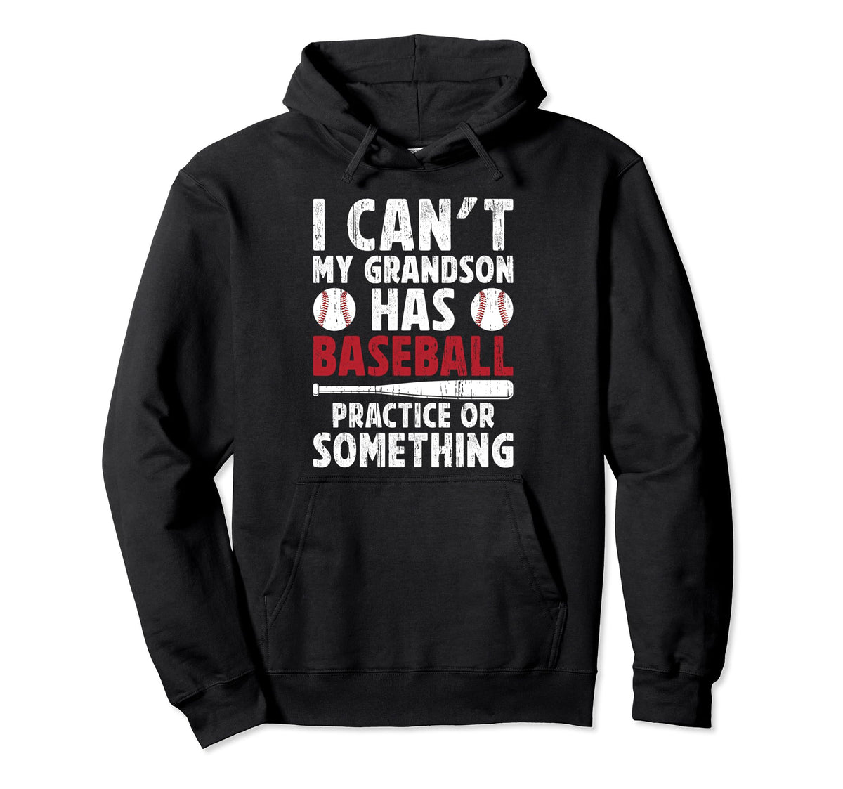 My Grandson Has Baseball Grandpa Hoodie - Minimalist Print Men Women