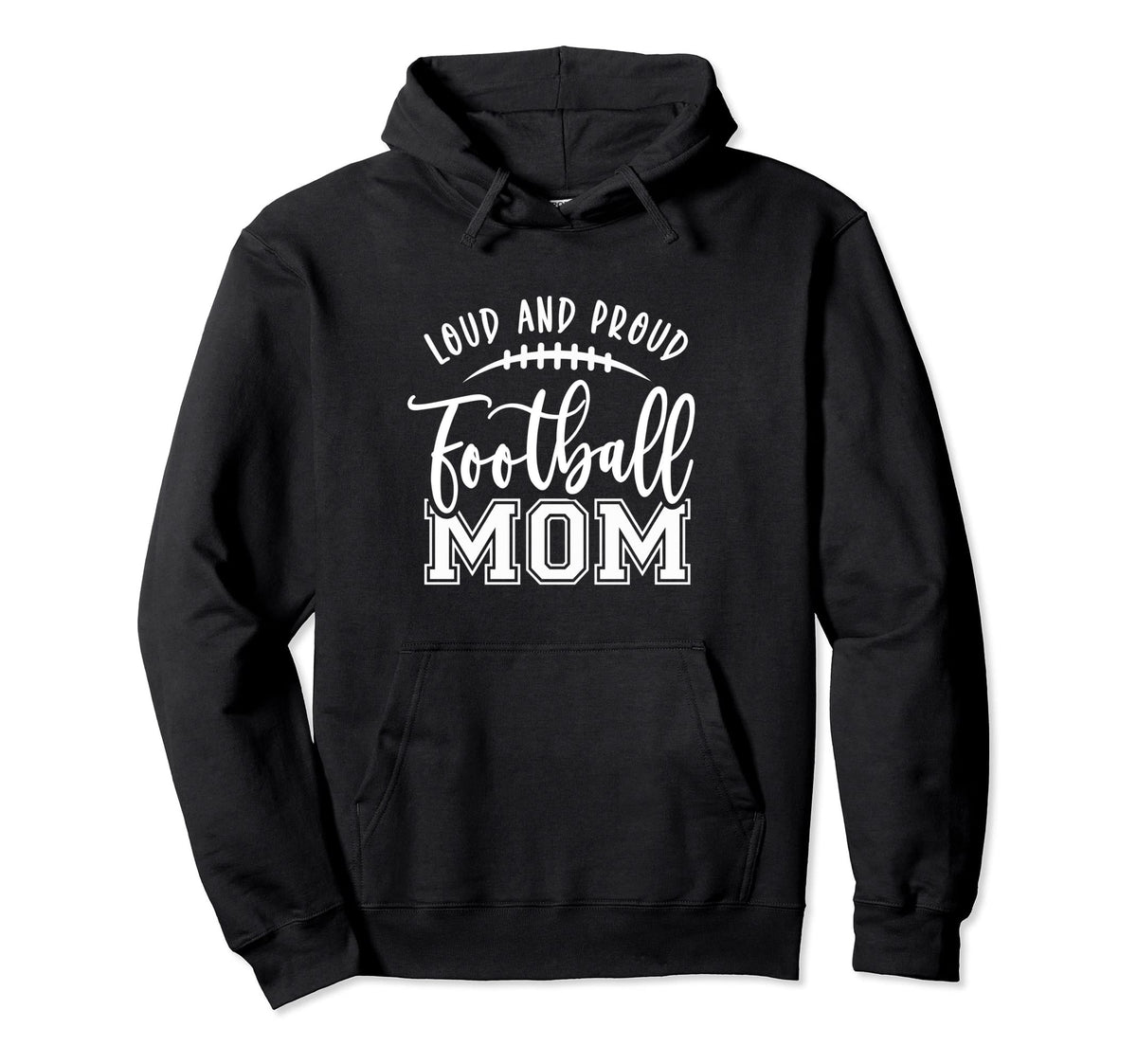 Game Day High School Football Loud And Proud Hoodie - Graphic Print Unisex