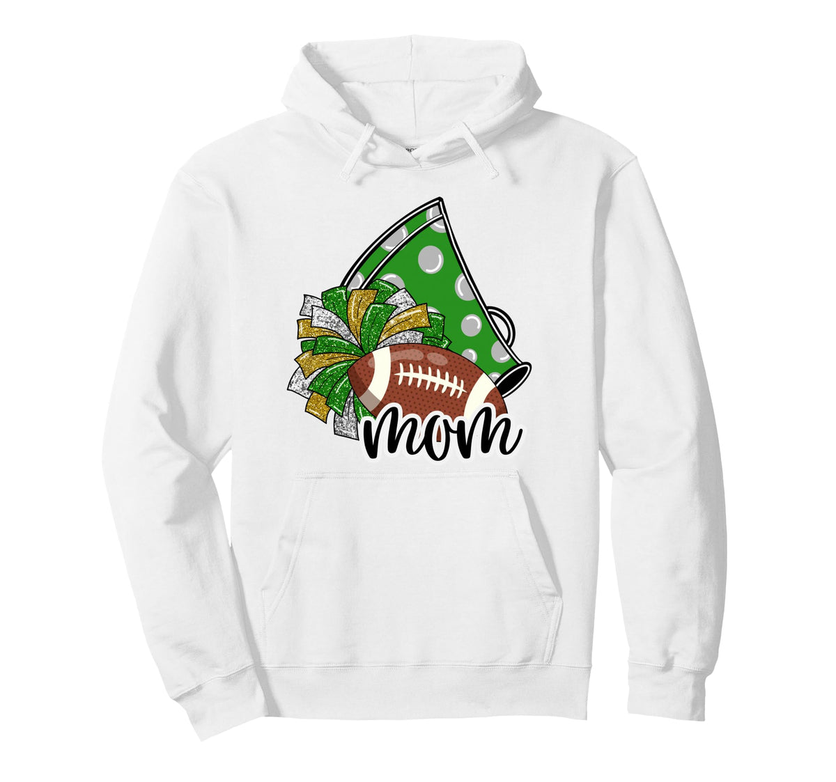 Cheerleader Mom Game Day Cheer Hoodie - Fun Novelty Design Men Women
