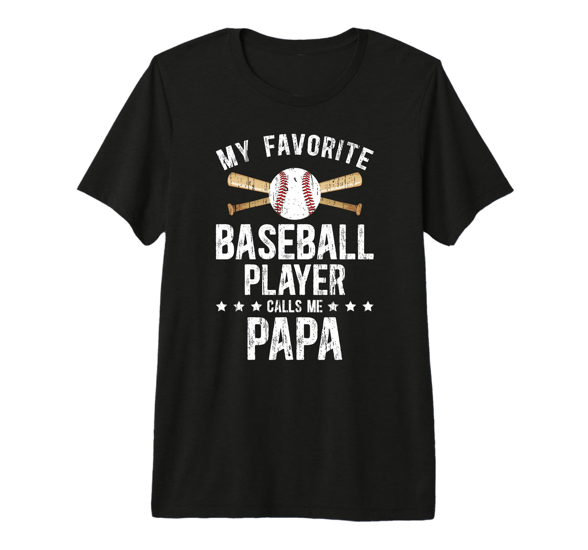 Mens My Favorite Baseball Player Papa T-Shirt - Streetwear Style Men Women