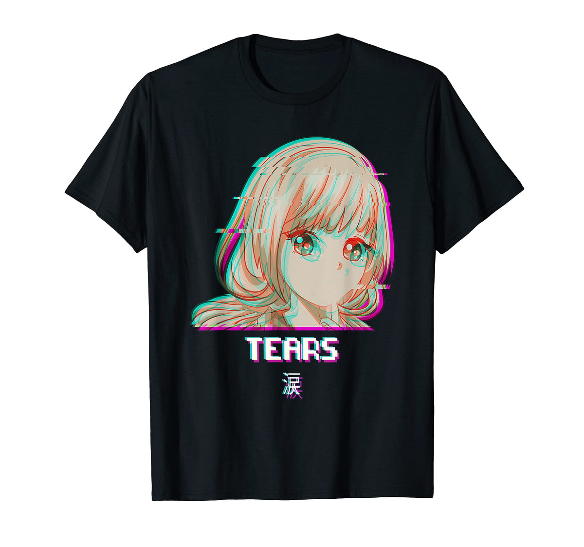 Tears Aesthetic Vaporwave Japan T-Shirt - Streetwear Style Unisex