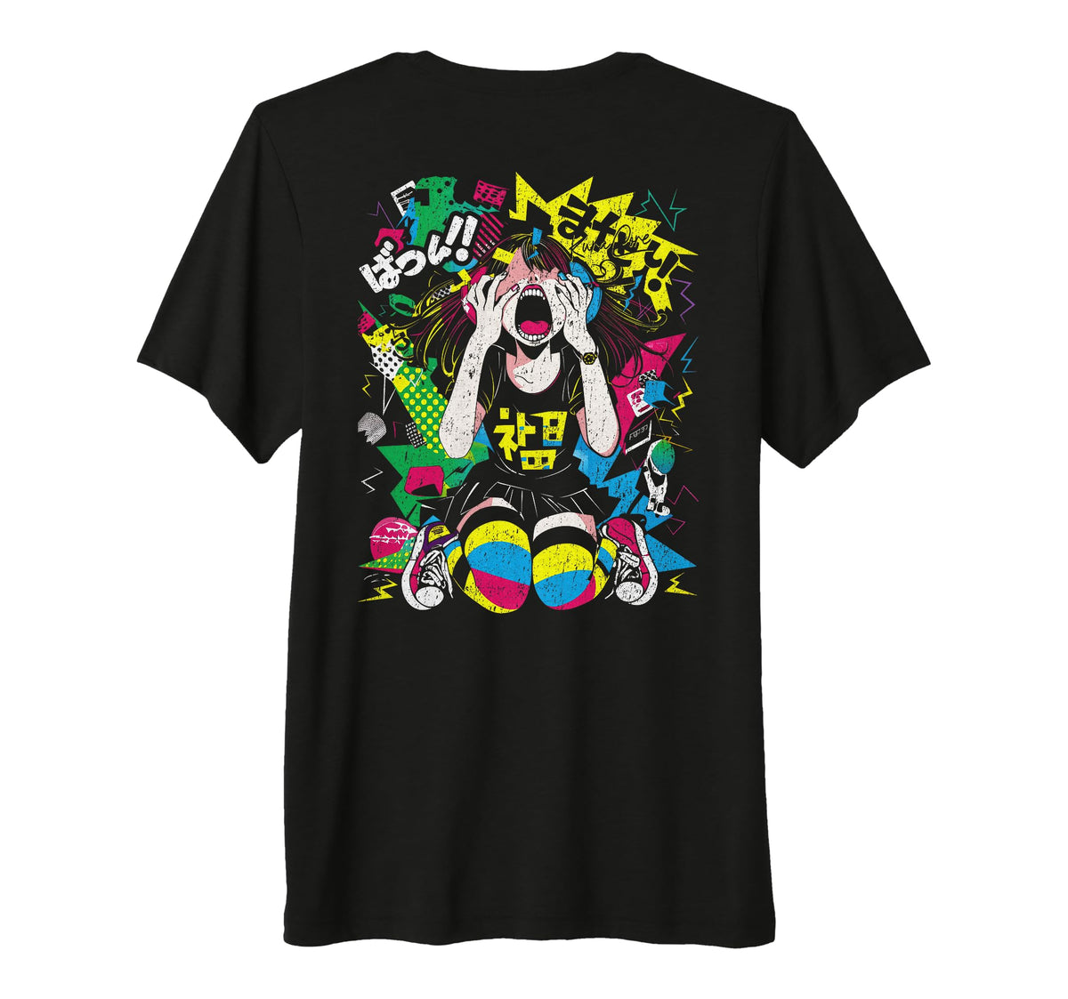 Back Japanese Streetwear Y2K T-Shirt - Aesthetic Graphic Men Women