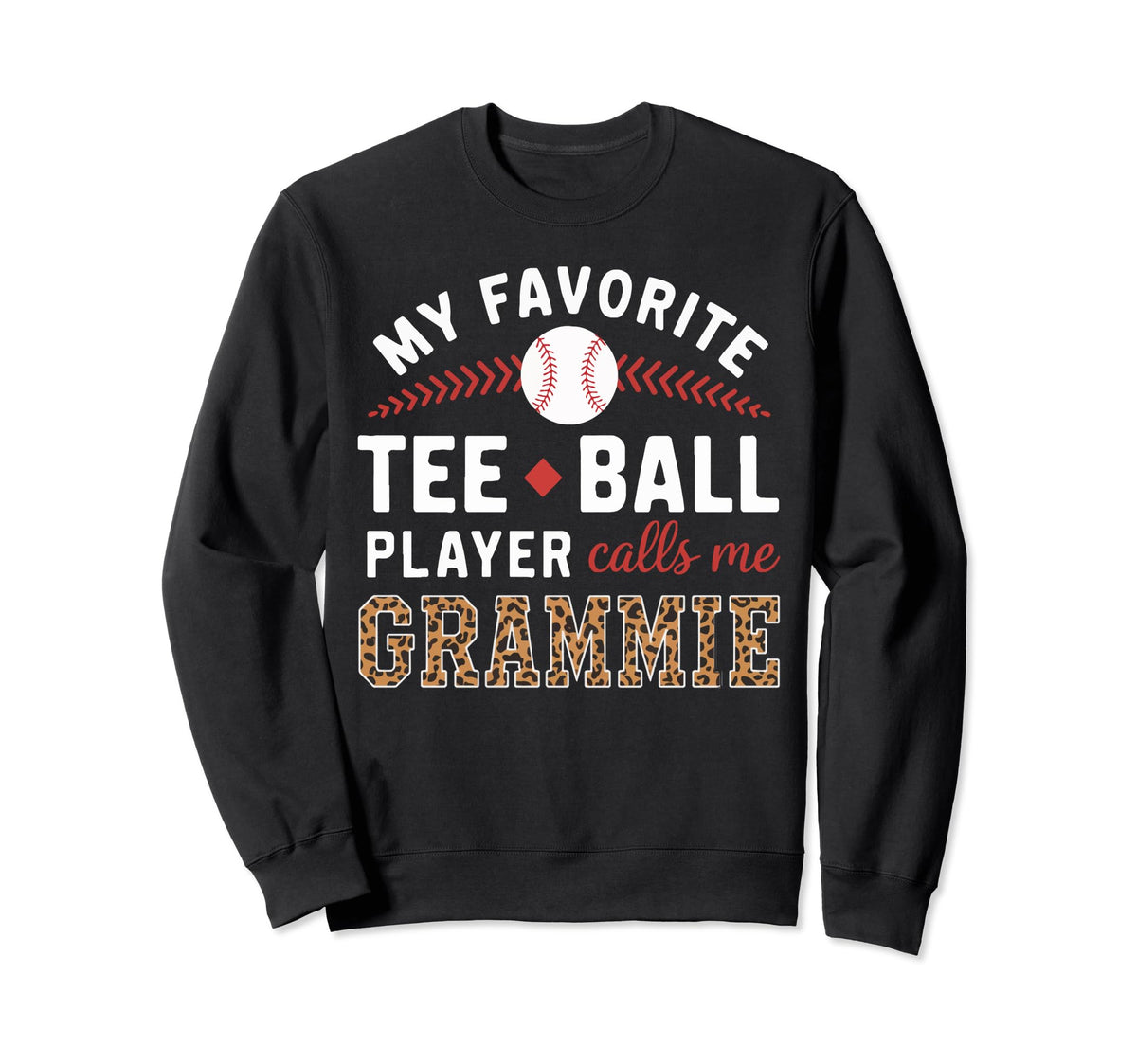 Baseball Grandma Grandmother Sweatshirt - Casual Everyday Wear Men Women