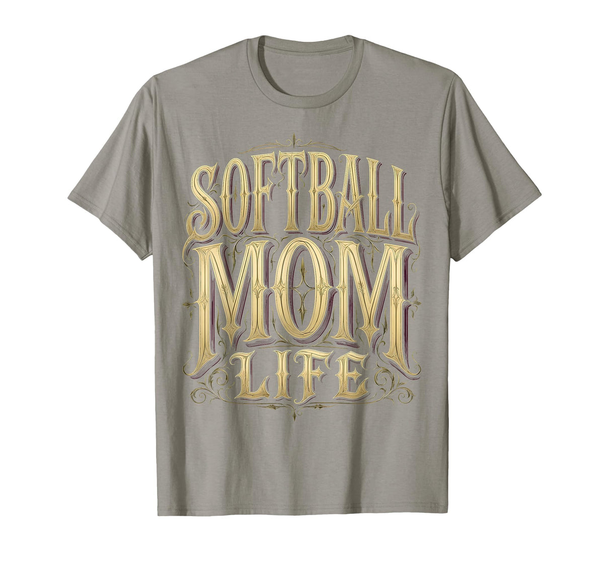 Softball Mom Life Sports Moms T-Shirt - Trendy Graphic for Adults