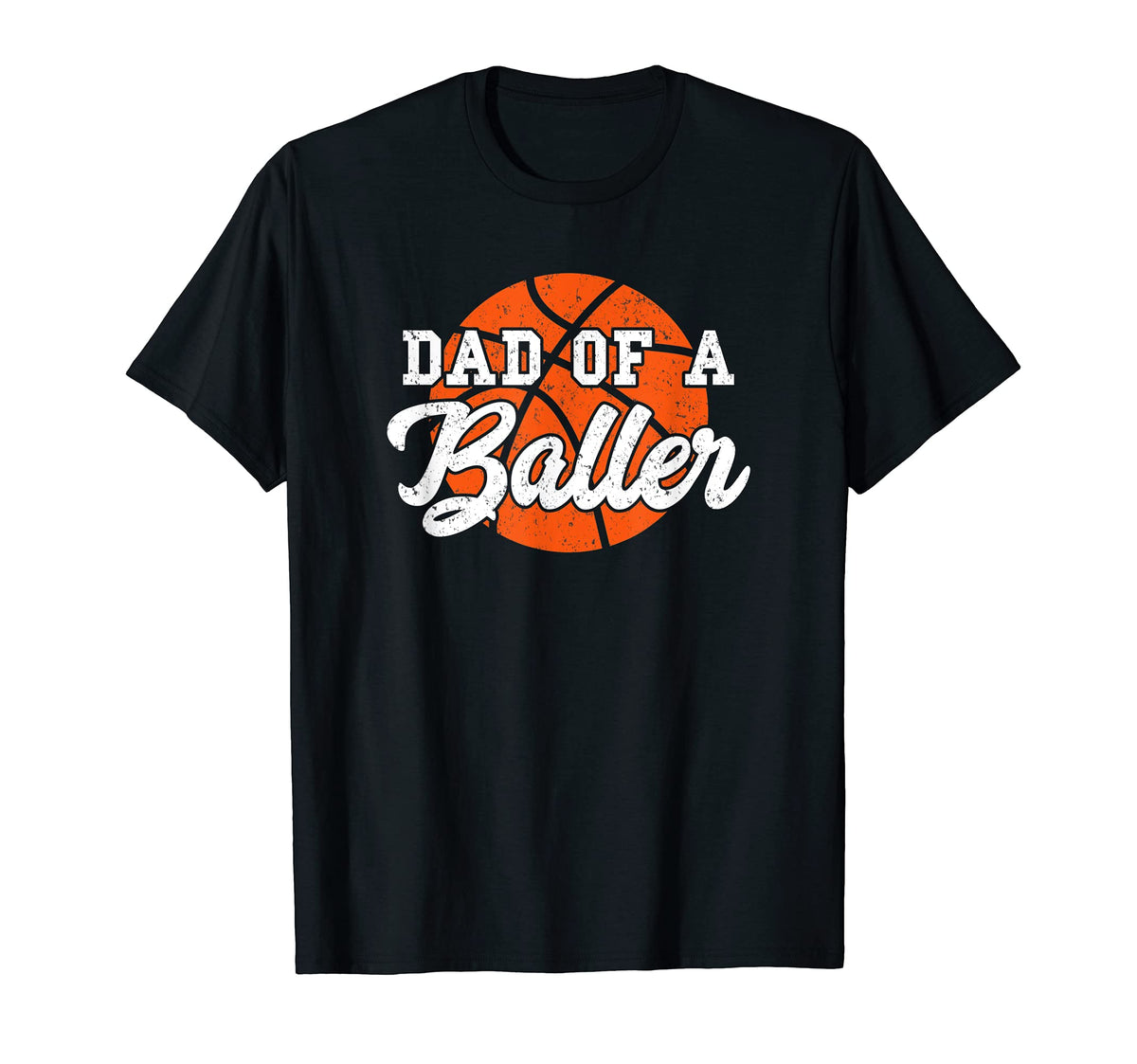 Dad Baller Basketball Mens Womens T-Shirt - Streetwear Style for Adults