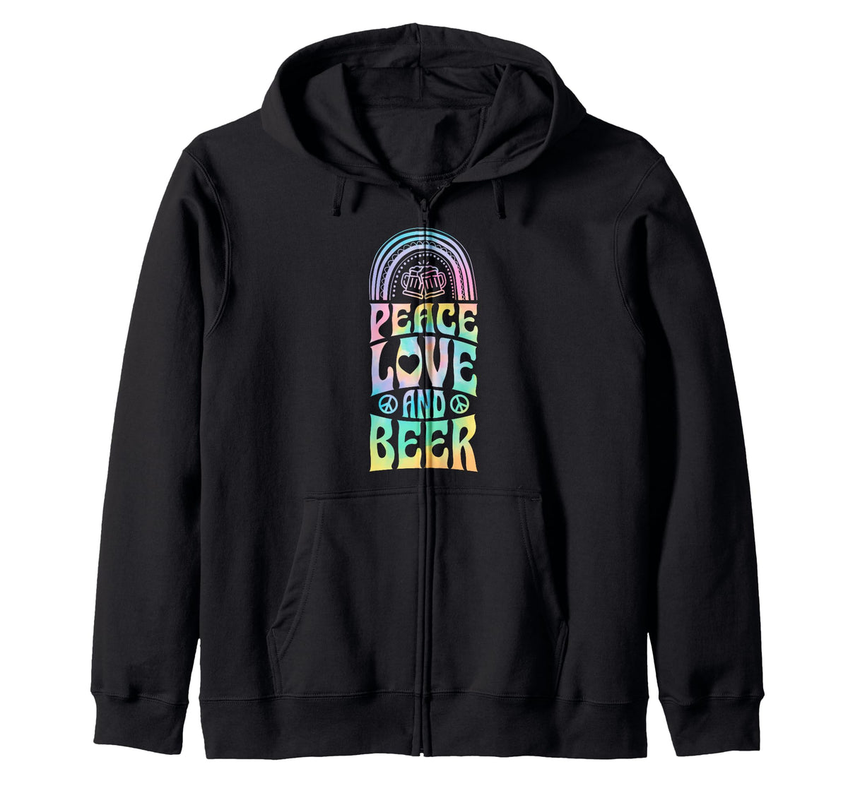Hoppy Hour Beer Dad Taproom Hoodie - Streetwear Style Unisex