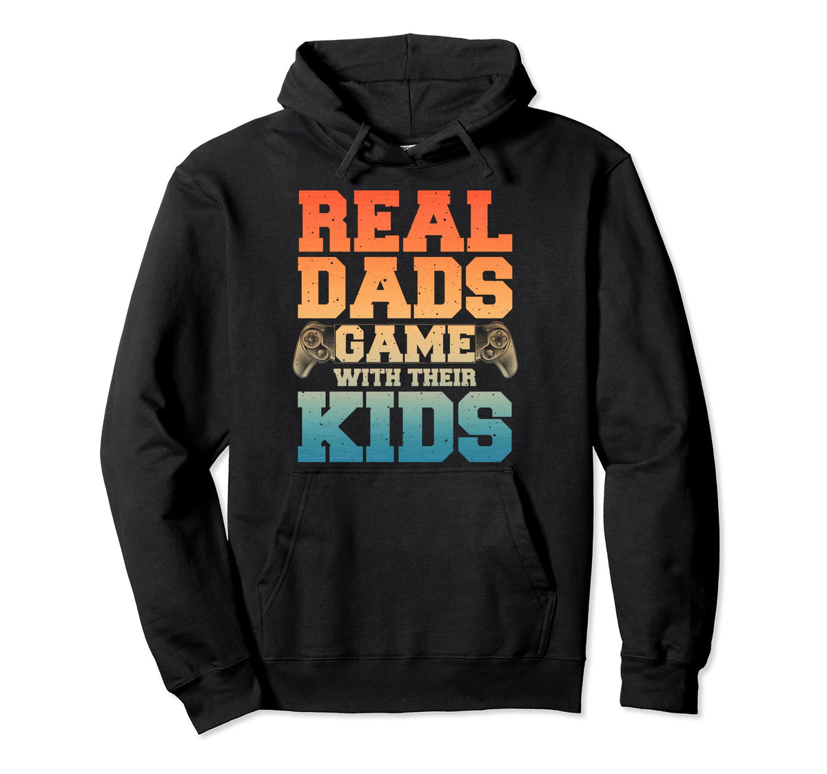 Funny Gamer Dad Art Gaming Dad Daddy Hoodie - Custom Art Print for Adults
