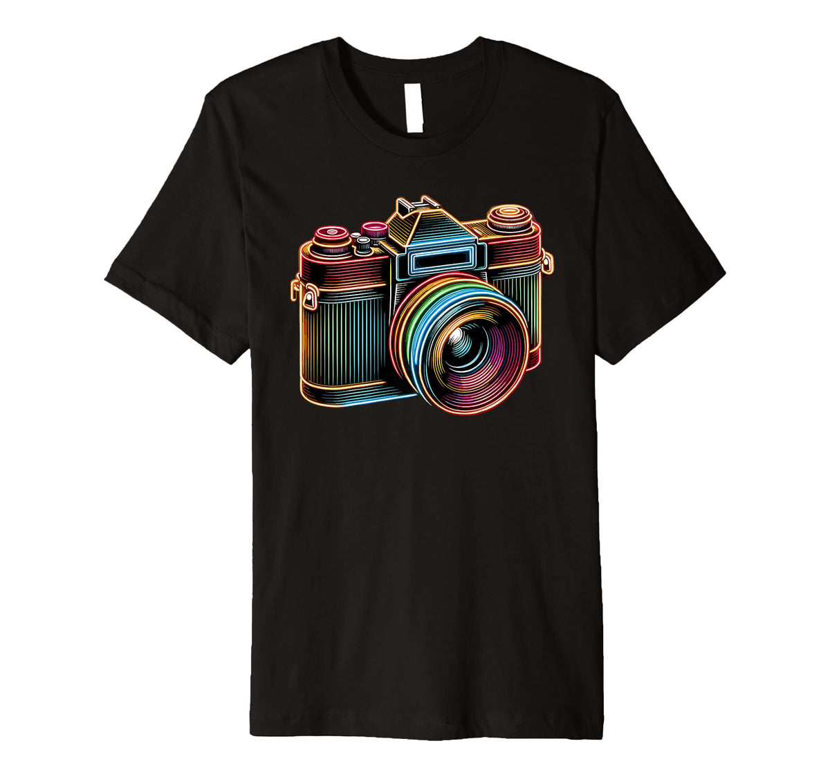 Camera Photographer Photography T-Shirt - Casual Everyday Wear for Adults