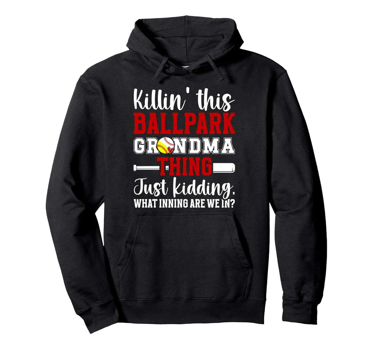 This Ballpark Grandma Thing Baseball Hoodie - Streetwear Style Unisex