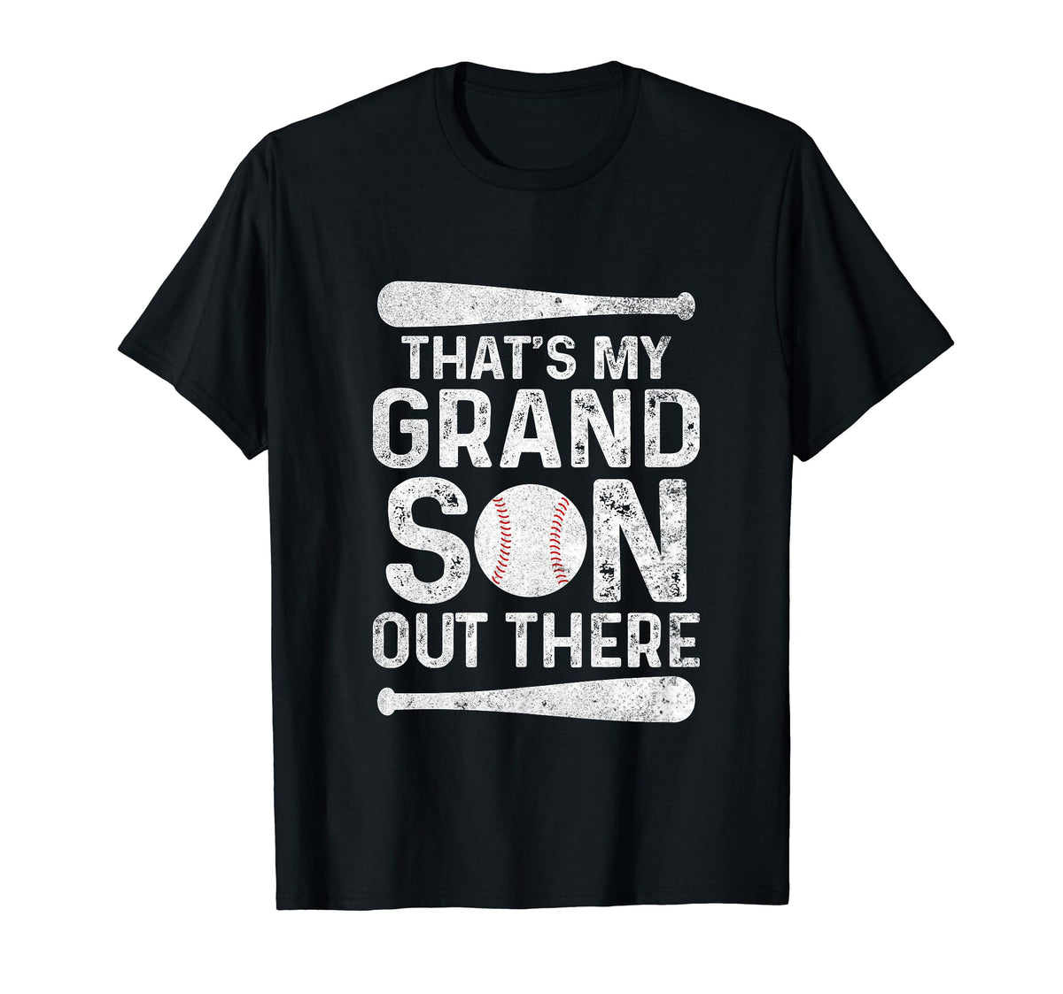 Thats My Grandson Out There Grandpa T-Shirt - Trendy Graphic Men Women