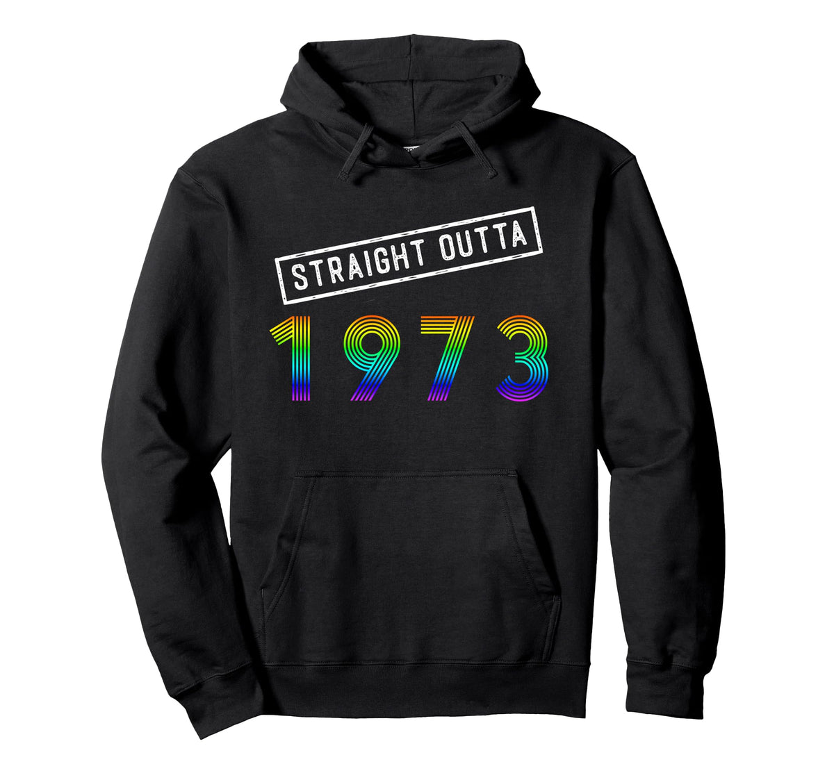 1973 Straight Outta 50Th Birthday I Am 50 Hoodie - Graphic Print Men Women