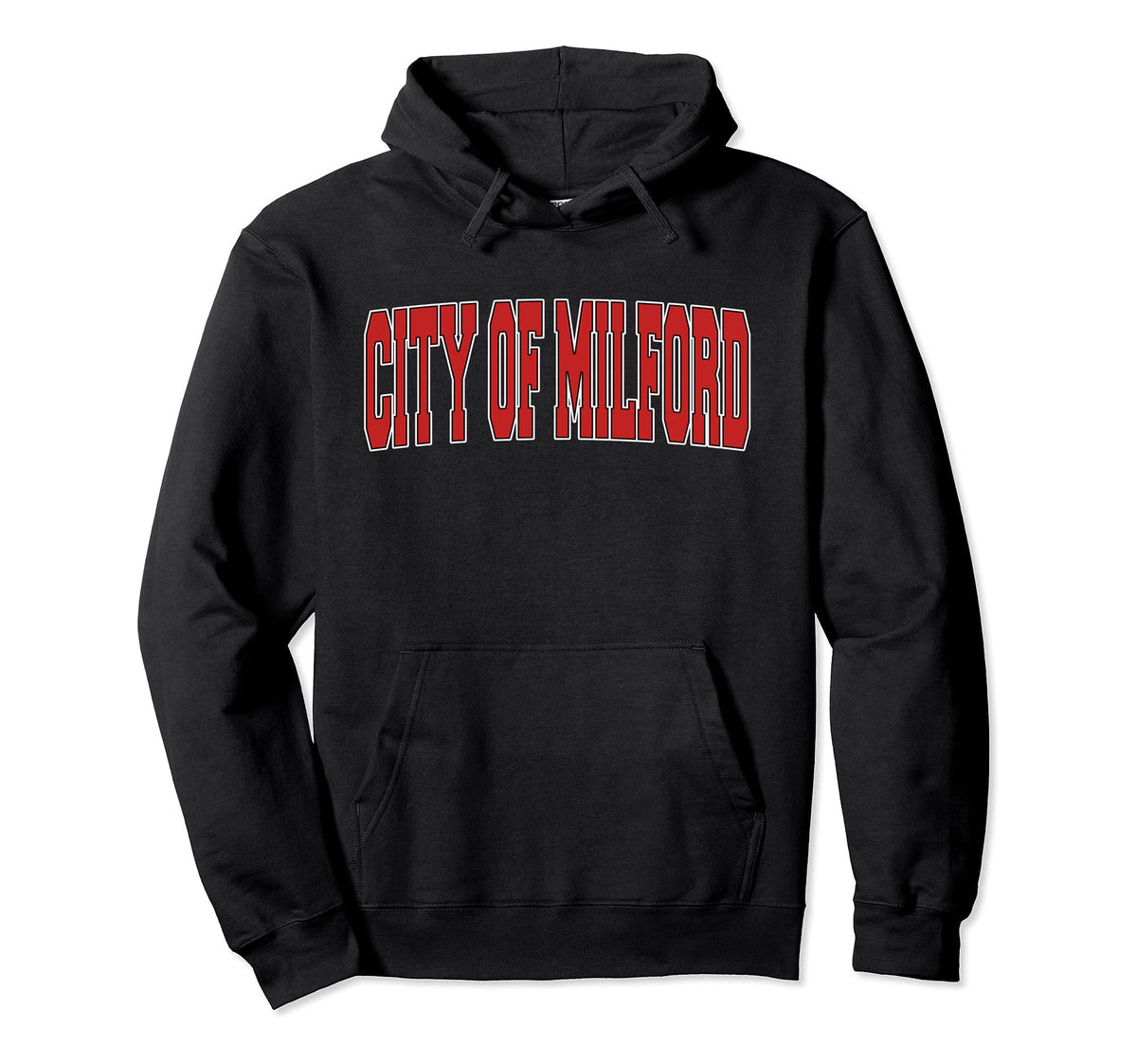 City Milford Ct Connecticut Varsity Usa Hoodie - Trendy Graphic Unisex