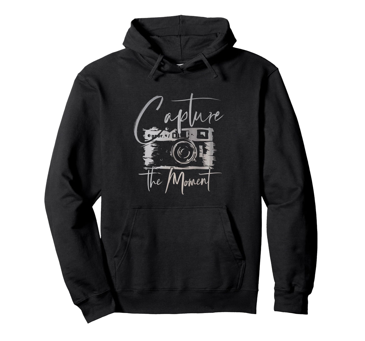 Capture Moment Photography Camera Art Hoodie - Casual Everyday Wear Unisex