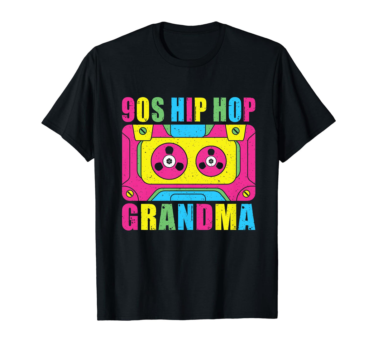 90S Hip Hop Grandma 90S Hip Hop T-Shirt - Graphic Print for Adults