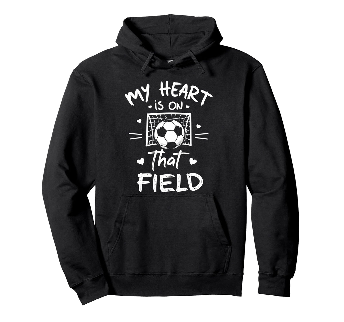 My Heart Is That Field Soccer Player Hoodie - Aesthetic Graphic Men Women